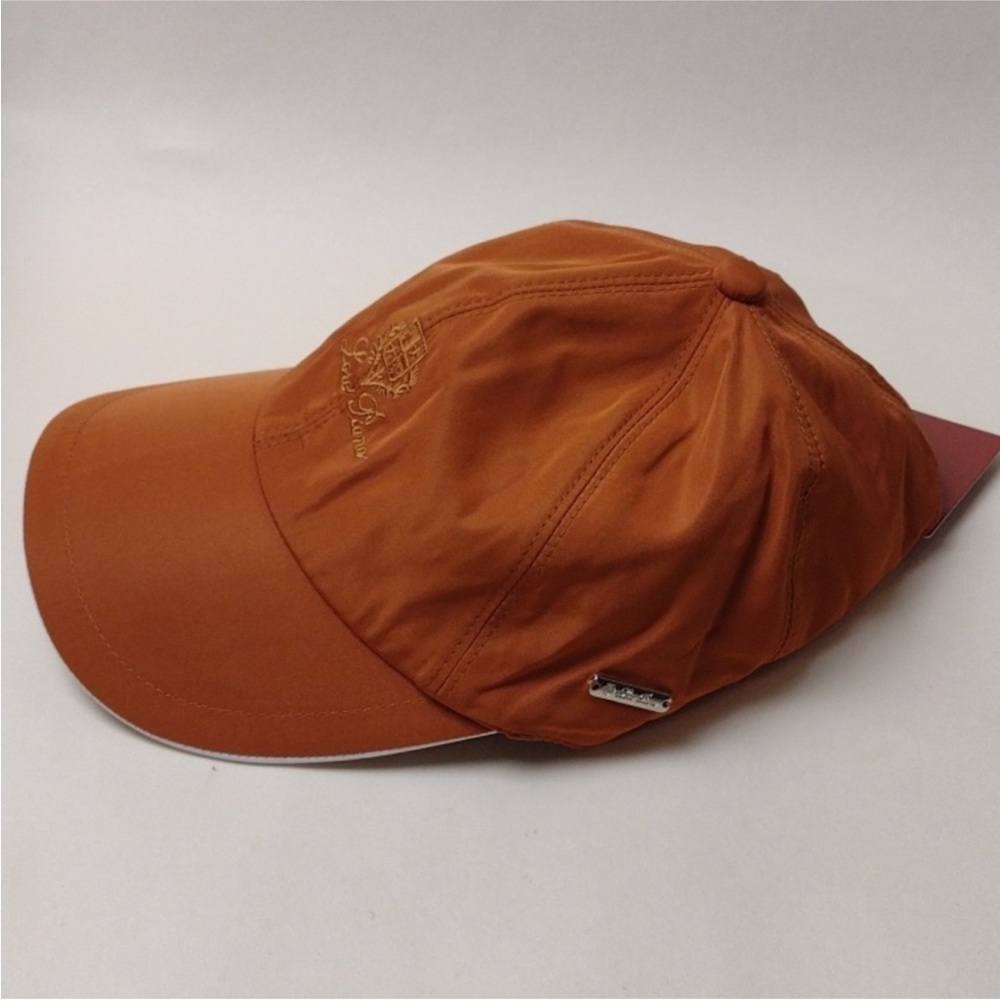 Loro Piana Brown Logo Baseball Cap Hat